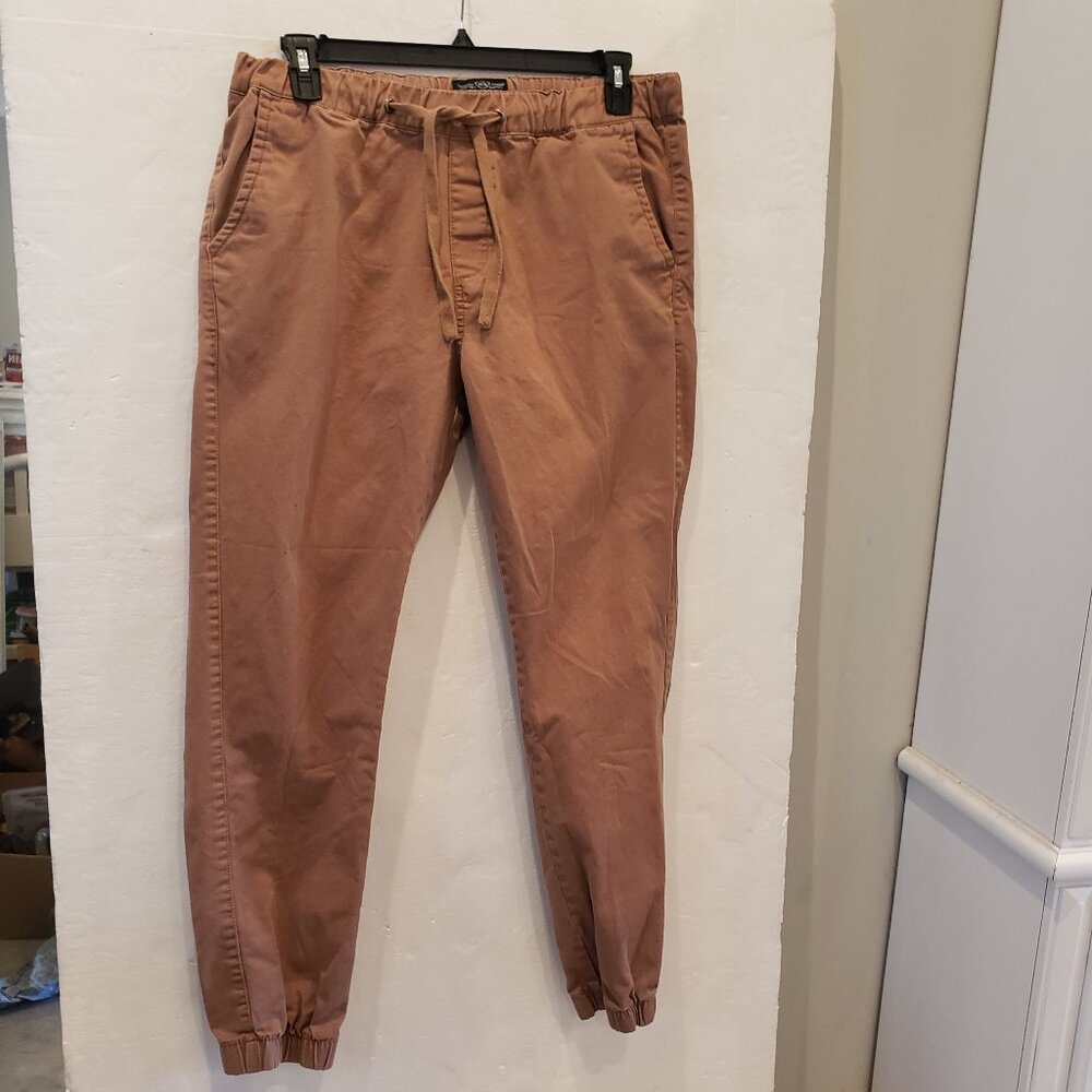 Mens Matchstick Flat Front Jogger Pant XL